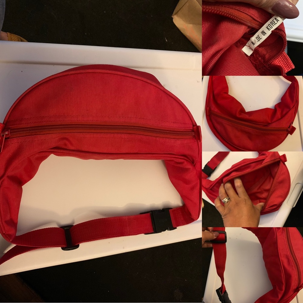 Vintage Red sling/ Fanny pack